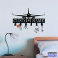 thumbnail image 2 of Handmadetneonsign Airplane Coat Rack Wall Hanger, Airplane Metal Wall Hooks, Airplane Keys Holder Home Decor 82814, 2 of 5