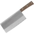thumbnail image 5 of TrueCraftware– 11” Stainless Steel Angled Cleaver with Riveted Wood Handle- Sharp knife Chopper Butcher Knife Heavy Duty Butcher Knife Chopper for Chef Meat Cutting for Home Kitchen and Restaurant, 5 of 6