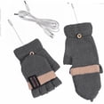 thumbnail image 1 of Guantes térmicos USB Guantes de invierno unisex Dos en uno Diseño lavable Módulo de conducción térmica Trabajo de conversión de calor eléctrico Trabajo de computadora de oficina Namotu MZQ-1142-5, 1 of 5