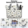 thumbnail image 2 of Tote Bag for Women - Cute Animal Dogs Shoulder Bag - Large Utility Work Duffle Bag with Zipper Handbag for Travel, Work, Sprots, 2 of 5