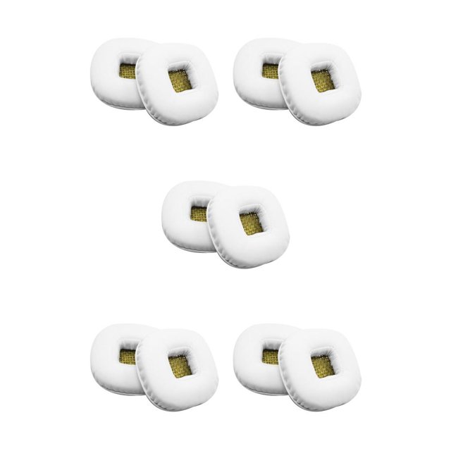 Matsuzay Almohadillas para los oídos Cojín de cuero Cubierta de malla para juegos Reemplazo de pieza de reparación para Marshall Major II Type2 NO2