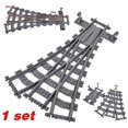 thumbnail image 3 of New City Trains Flexible Tracks Soft Straight Curved Rails Switch Building Block Creative Models Railways Toys For Kids Gifts, 3 of 5