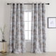 thumbnail image 2 of Cortinas MYSKY HOME Floral de 240 cm de longitud, 2 paneles, naranja/verde, 2 of 6