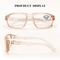 thumbnail image 6 of ProtectX Safety Reading Glasses for Women Men, UV Protection goggles, Anti-Impact Lightweight Glasses, Anti-Fog & Scratch-Resistant, Cold Brew, +3.0, 6 of 7