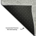 thumbnail image 3 of Addison Rugs Mayfield Washable Transitional Floral Silver Rectangle Rug, 3' x 5', 3 of 6