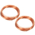 thumbnail image 1 of Unique Bargains Soft Copper Wire, 2Pcs 28Gauge/0.3mm Diameter 25m/82ft Spool Craft Wire, 1 of 5