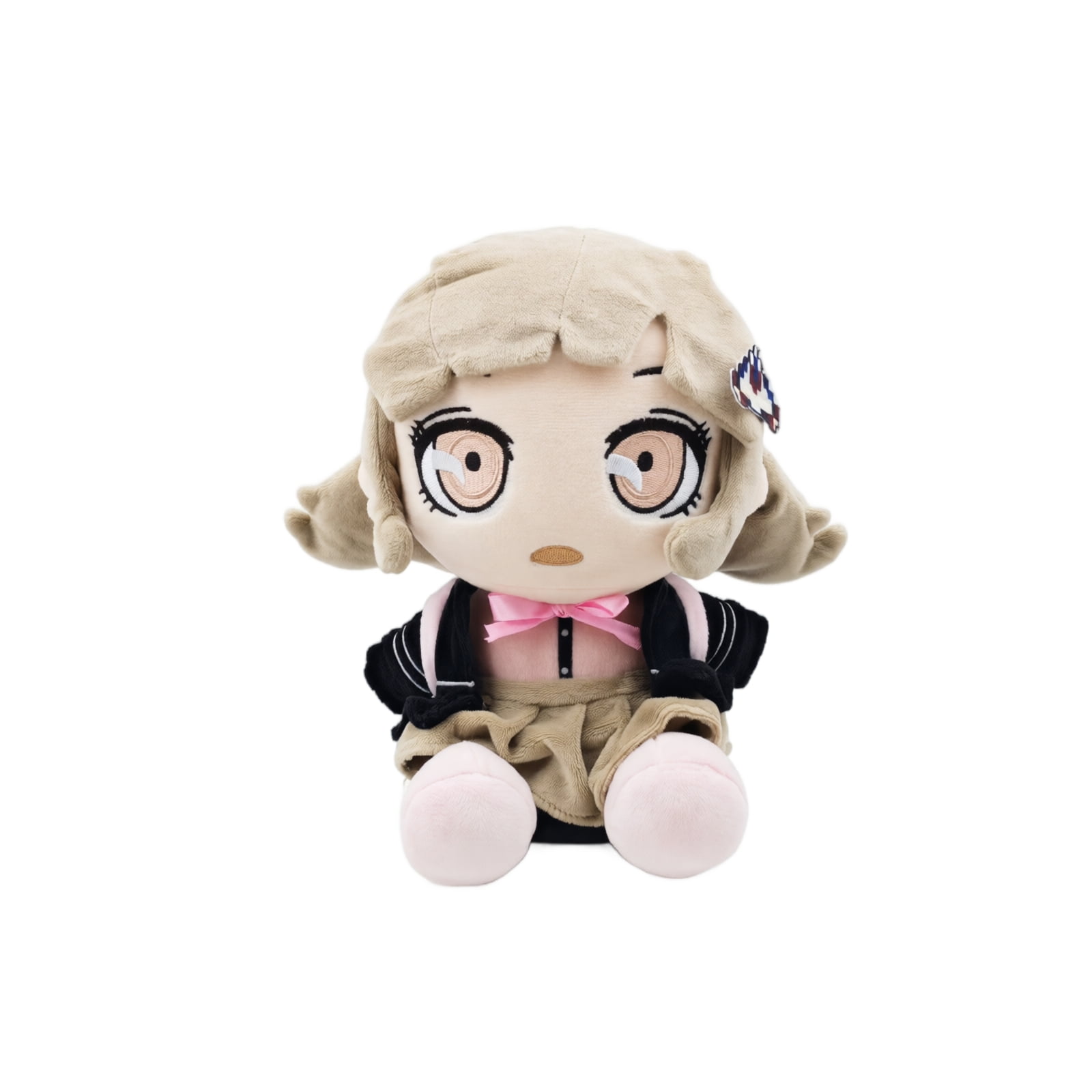 DANGANRONPA Plush Doll, Soft Stuffed Anime Character Toy, 9.8 inch Cute Sitting Design 1 Pack, Ideal for Anime Fans Collection Birthday Gift Bedroom Decor Playtime Companion