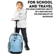 J World Boys And Girls Sunny 17 Kids Rolling Backpack, Savanna