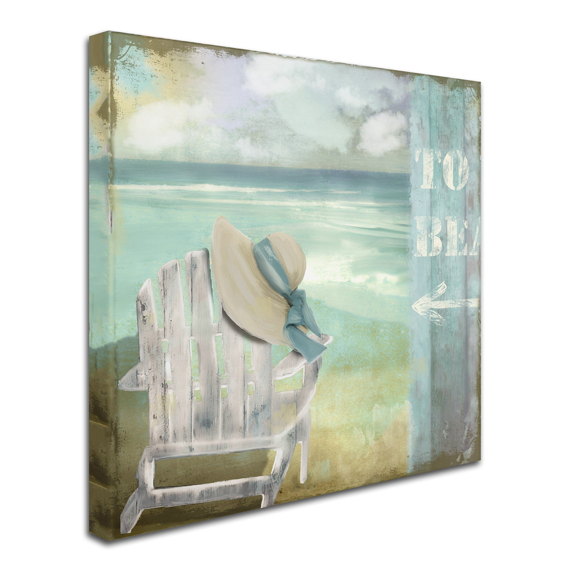 Trademark Fine Art "By the Sea I" Canvas Art by Color Bakery