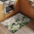 thumbnail image 2 of Watercolor Tropical Front Door Rugs 2x3 ft Palm Tree Monstera Illustration Linen Small Rug for Entryway Non Slip Washable Bathroom Door Mat Absorbent Floor Mat for Indoor Entrance, 2 of 9