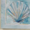 thumbnail image 4 of Watercolor Shells Canvas Wall Art Blue Set of Two 2 Set of 2, 4 of 5