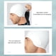 thumbnail image 5 of Tapa Natación Silicona Protección Contra La Oreja Impermeable para Hombres Mujeres () Blanco, 5 of 9