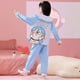thumbnail image 1 of Camisón fino de dibujos animados Kawaii Sanrio para niña, conjunto de pijamas de algodón, regalos de Navidad, Cinnamoroll, Anime, otoño, 1 of 4