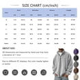 thumbnail image 3 of Mock Neck Sweatshirt For Men Oversized Zip Up Long Sleeve Fleece Coat With Pockets Mens Fall Winter Warm Fuzzy Loose Fit Full Zip Stand Collar Jackets, 3 of 4