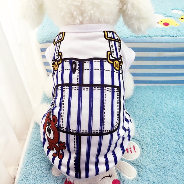Conjunto de 4 ropa de verano para perros | Chalecos de nailon de malla transpirable para perros pequeños y gatos | Ropa sin mangas para yorkshire terrier, caniche, chihuahua y cachorros