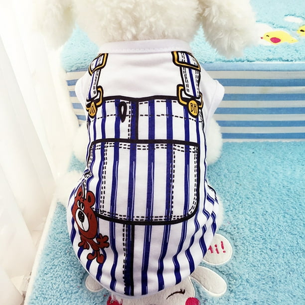 Ropa de verano para gatos y perros pequeños: ropa transpirable para ositos de peluche,bichones,caniches y otras mascotas pequeñas
