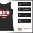 thumbnail image 6 of RED Friday Remember Everyone Deployed Women's Tank Top Until They All Come Home Military US Flag American Patriot, 6 of 7