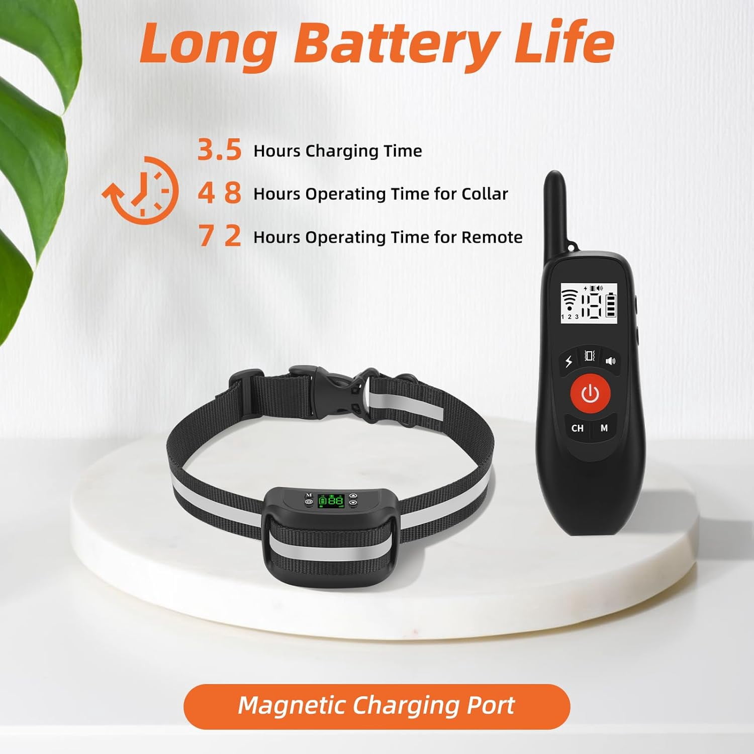 2-in-1 GPS Wireless Dog Fence & Remote Training Collar, Portable Pet Containment System, Electric Dog Fence, Beep/Vibration/Shock Correction Mode, 1 Collar Receiver