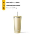 thumbnail image 3 of RTIC 20 oz Ceramic Lined Everyday Tumbler, Spill-Resistant Straw Lid, Sunlight Glitter, 3 of 9