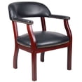 thumbnail image 1 of Silla de capitán Boss Office Products GFA015 de tela negra, 1 of 2