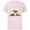 Soft Pink, variant on Disney and Pixar’s Up Young Carl and Ellie Dreaming - Short Sleeve Cotton T-Shirt for Adults - Customized-Charcoal
