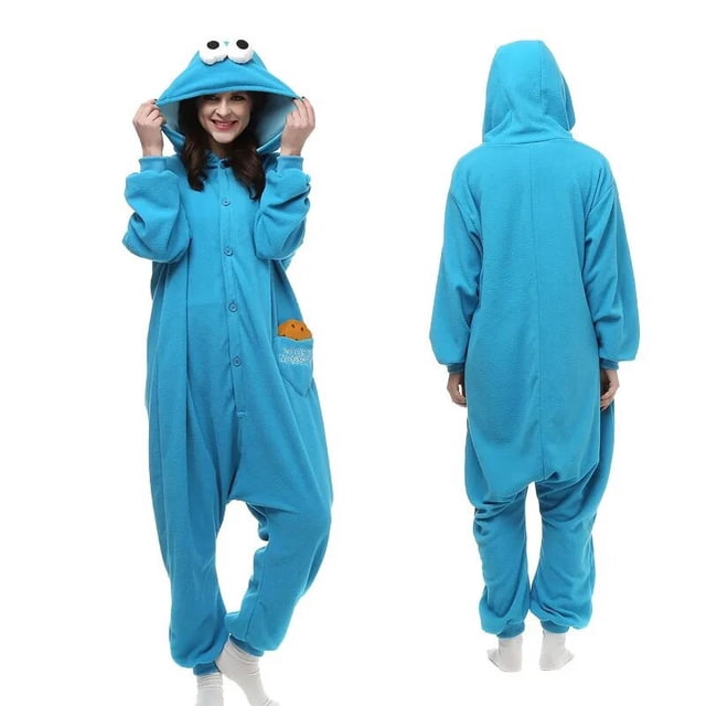 Kigurumi-Pijama de una pieza para hombre y mujer, ropa de dormir de cuerpo entero, de dibujos animados, para adultos y adultos, (traje XXL de 180-200CM)