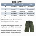 thumbnail image 3 of KPOPLK Mens Fishing Shorts Drawstring Stretch Waist Work Short Summer Casual Sports Athletic Safari Biking Street Beach Wear Size XL,Navy, 3 of 5