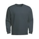 thumbnail image 2 of pstuiky camisetas de hombre Sudadera deportiva informal de manga larga para hombre, color liso, con cuello redondo, gruesa, para gimnasio, uso diario, blusas versátiles a juego., 2 of 3