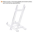 thumbnail image 4 of REGALWOVEN Acrylic Decorative Plate Stand Holder, Table Use Picture Easel Frame Holder, 4 of 6