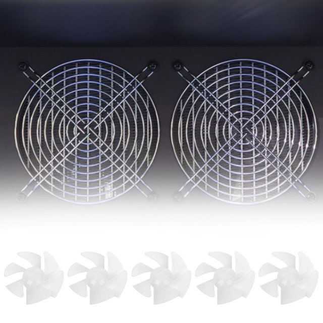 10Pcs Mini Plastic Fan Blades Small Power Hair Dryer Fan Leaves Motor Accessories Replacement