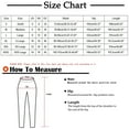 thumbnail image 3 of Qulqfy Cotton Linen Pants for Women High Waist Wide Leg Plain Casual Baggy Brown Pants L, 3 of 6