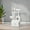 Cloud White, variant on Modern Cat Tree with Litter Box Enclosure - 2-in-1 Cat Tower, 55.1-Inch Cat Condo with Scratching Posts, Removable Pompom Sticks - Greige