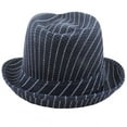 thumbnail image 3 of Silver Fever Thin Brimmed Stripped Fedora Hat, 3 of 5