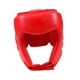 thumbnail image 5 of Boxing Headgear Head Guard Professional Soft Campling Casco de entrenamiento de equipo para Taekwondo MMA SANDA Hombres Mujeres Kickboxing Rojo, 5 of 8