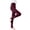 Wine, variant on Fgnfyis Women's Winter Leggings Warm Footed Pantyhose Tights for Women for Cold Weather and Fashion Layering Black