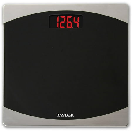 taylor black glass with stainless steel scale - walmart taylor black glass with stainless steel scale - walmart