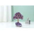thumbnail image 2 of Base de racimo de amatista natural Crystal Money Tree Jovivi, 2 of 7
