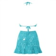 thumbnail image 4 of WILLBEST Trajes de Baño Mujer Con Falda Traje de Baño de Dos Piezas de Bikini de Verano Ahuecado de Ganchillo Para Mujer Traje de Baño de Playa, 4 of 4