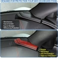 thumbnail image 2 of TNKI  Real Carbon Fiber Side Dashboard Panel Trim Sticker Compatible with Chevrolet Corvette C8 Stingray 2020-2023, Console Side Dash Board Panel Decoration Strip Sticker Accessories, 2 of 14