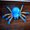 Blue, variant on VVQ Mechanical Spider Fidget Stress Relieving DIY Chain, Transformable Spider Splicing with Clicking Sound, Spider for Party Favors Travel Car Airplane, Orange