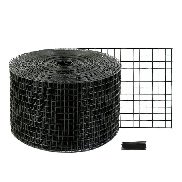 VEVOR - Protector solar para pájaros de 8 pulgadas x 100 pies, kit de rollo de protección contra insectos con revestimiento de PVC a prueba de óxido, protector de panel solar