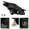 thumbnail image 3 of AKKON - [Black Housing] Fits 2007-2009 Nissan Altima Sedan LED Light Bar DRL Projector Headlights & Tail Lights Smoked, 3 of 6