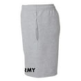 thumbnail image 2 of ARMY Athletic Black Print Super-comfort sweatshorts, 2 of 2