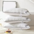 thumbnail image 6 of LACKUST Bedding Size Bed Pillow - White Cool Hotel Quality Corner Propped Pillow for Back, Flat or Side Sleeping,White, 6 of 6