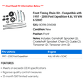 thumbnail image 2 of Front Timing Chain Kit - Compatible with 1997 - 2000 Ford Expedition 4.6L V8 VIN 6 SOHC 1998 1999, 2 of 2