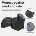thumbnail image 4 of HQREA Winter Large Dog Raincoat Warm Fleece Pet Waterproof Jacket Reflective Extra Big Dog Rain Coat, 4 of 8