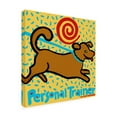 thumbnail image 2 of Hillary Vermont Pet Designs for Humans 'Personal Trainer Brown Dog' Canvas Art, 2 of 3