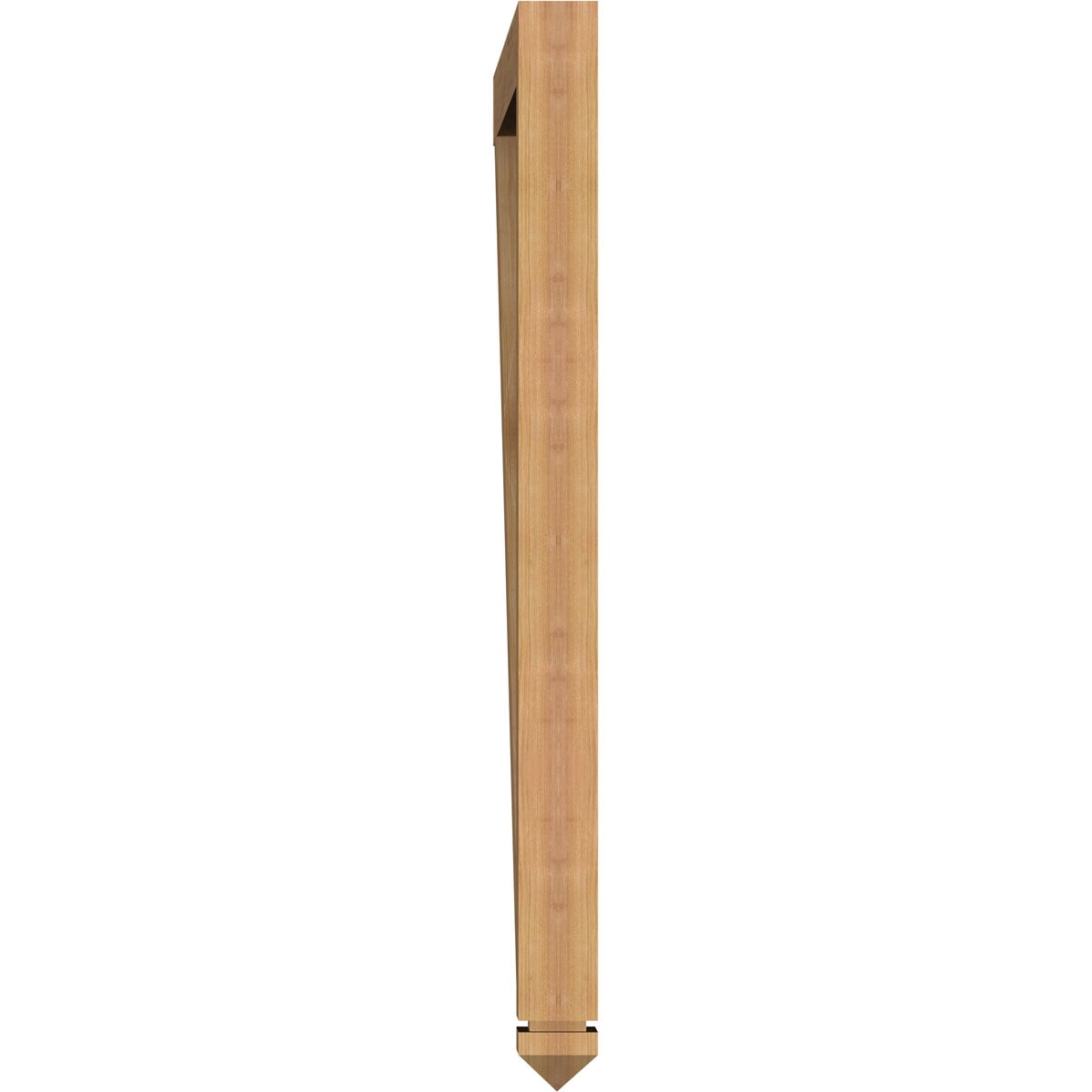 Ekena Millwork 3 1/2"W x 48"D x 48"H Westlake Arts & Crafts Smooth Bracket, Western Red Cedar