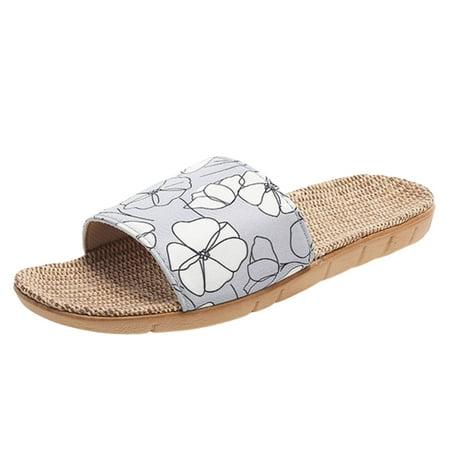 OJSFQUFP Sandals Women Dressy Summer Summer Women Slippers Home Footwear Indoor Outdoor Shoes Ladies Slides Slippers Soft Sole Outdoor Beach Shoes Cozy Slippers for Women Purple 37