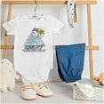 thumbnail image 3 of The Smurfs Cartoon Beach Vacation Romper Boys or Girls Infant Baby Brisco Brands NB, 3 of 6